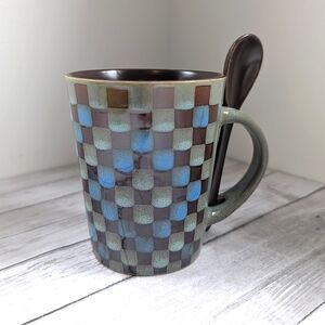 Nice Ceramic Mug with Spoon